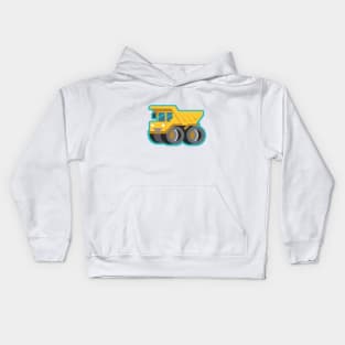 Dump Truck Kids Hoodie